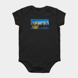 Cityscape at night Baby Bodysuit